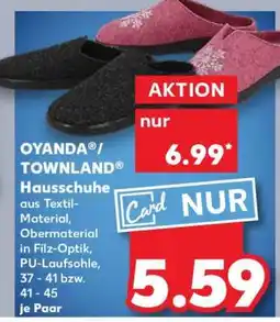 Kaufland OYANDA / TOWNLAND Hausschuhe Angebot