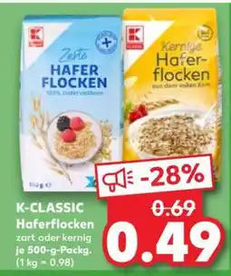 Kaufland K-CLASSIC Haferflocken Angebot