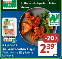 Aldi Süd Bio-Landhähnchen-Flügel Angebot