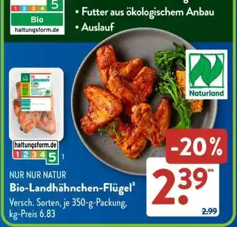 Aldi Süd Bio-Landhähnchen-Flügel Angebot