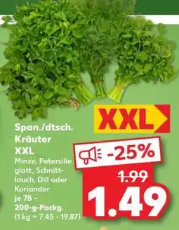 Kaufland Span./dtsch. Kräuter XXL Angebot