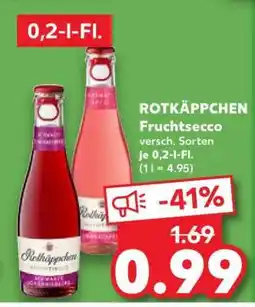 Kaufland ROTKÄPPCHEN Fruchtsecco° Angebot