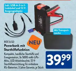 Aldi Süd Powerbank mit Starthilfefunktion Angebot