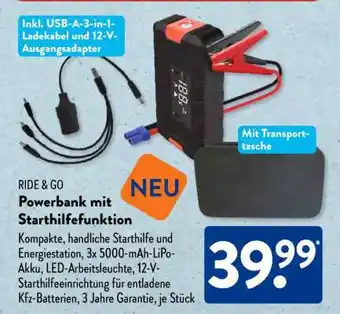 Aldi Süd Powerbank mit Starthilfefunktion Angebot