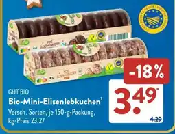 Aldi Süd Bio-Mini-Elisenlebkuchen Angebot