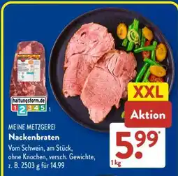 Aldi Süd Nackenbraten Angebot