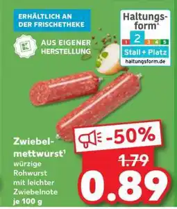 Kaufland Zwiebelmettwurst Angebot