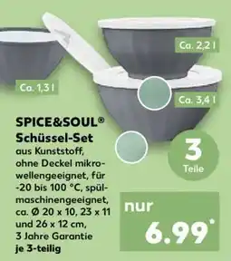 Kaufland SPICE&SOUL Schüssel-Set Angebot