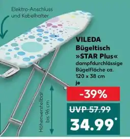 Kaufland VILEDA Bügeltisch STAR Plus Angebot