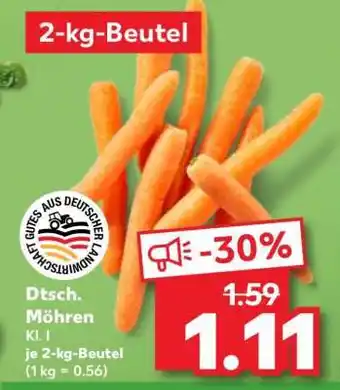 Kaufland Dtsch. Möhren Angebot