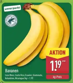 Aldi Nord Bananen Angebot