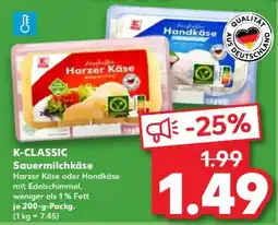 Kaufland K-CLASSIC Sauermilchkäse Angebot