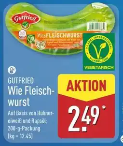 Aldi Nord GUTFRIED Wie Fleischwurst Angebot