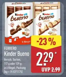 Aldi Nord FERRERO Kinder Bueno Angebot