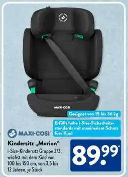 Aldi Süd Kindersitz „Morion“ Angebot