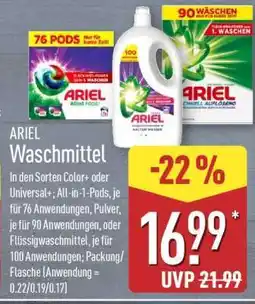 Aldi Nord Ariel Waschmittel Angebot