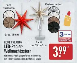 Aldi Nord LED-Papier-Weihnachtsstern Angebot