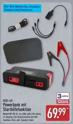 Aldi Nord Powerbank mit Starthilfefunktion Angebot