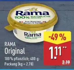 Aldi Nord Rama Original Angebot