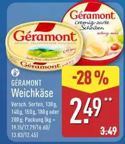 Aldi Nord Géramont Weichkäse Angebot