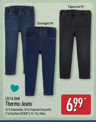 Aldi Nord LILY & DAN Thermo-Jeans Angebot