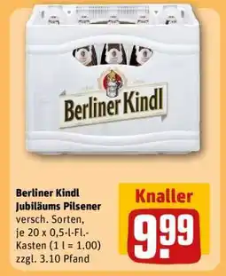 REWE BERLINER KINDL Jubiläums Pilsener Angebot
