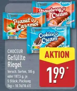 Aldi Nord CHOCEUR Gefüllte Riegel Angebot