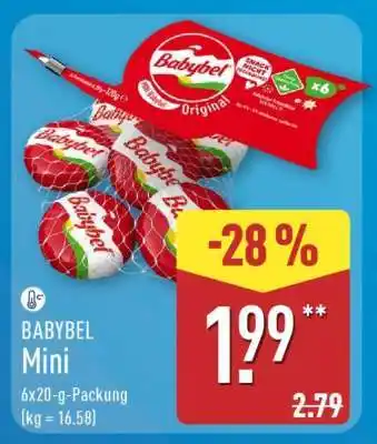 Aldi Nord BABYBEL Mini Angebot