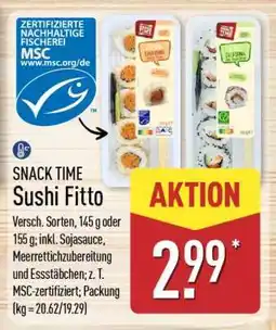 Aldi Nord SNACK TIME Sushi Fitto Angebot