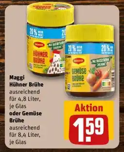 REWE Maggi Hühner Brühe oder Gemüse Brühe Angebot