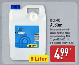 Aldi Nord RIDE & GO AdBlue Angebot