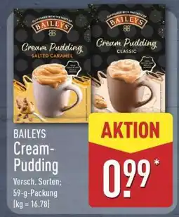 Aldi Nord BAILEYS Cream-Pudding Angebot