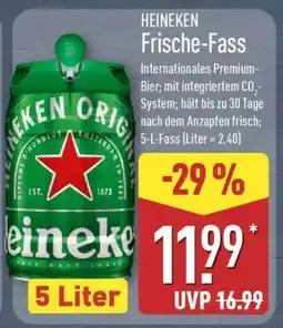 Aldi Nord HEINEKEN Frische-Fass Angebot