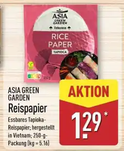 Aldi Nord ASIA GREEN GARDEN Reispapier Angebot