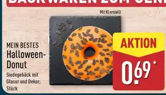 Aldi Nord MEIN BESTES Halloween­Donut Angebot