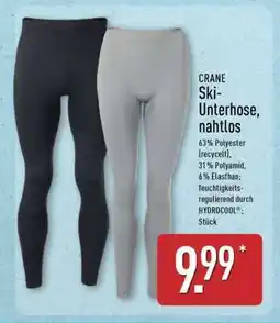 Aldi Nord CRANE Ski-Unterhose, nahtlos Angebot
