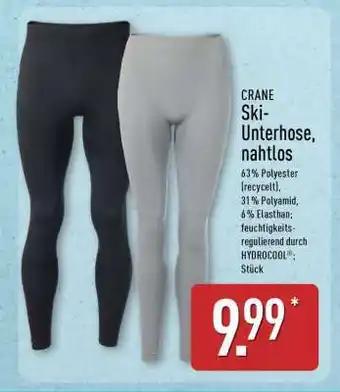 Aldi Nord CRANE Ski-Unterhose, nahtlos Angebot