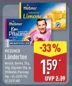 Aldi Nord Meßmer Ländertee Angebot
