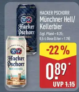Aldi Nord HACKER PSCHORR Münchner Hell/Kellerbier Angebot