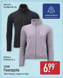 Aldi Nord CRANE Fleecejacke Angebot