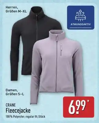 Aldi Nord CRANE Fleecejacke Angebot