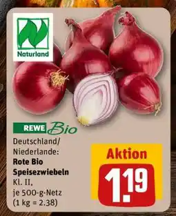 REWE Rote Bio Speisezwiebeln Angebot