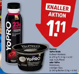 REWE Danone YoPro Drink Angebot
