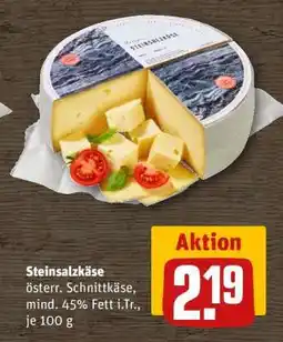 REWE Steinsalzkäse Angebot
