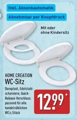 Aldi Nord HOME CREATION WC-Sitz Angebot