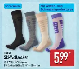 Aldi Nord CRANE Ski-Wollsocken Angebot