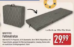 Aldi Nord NOVITESSE Faltmatratze Angebot