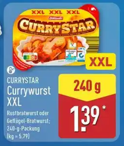 Aldi Nord CURRYSTAR Currywurst XXL Angebot