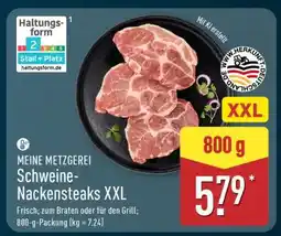 Aldi Nord Schweine- Nackensteaks XXL Angebot