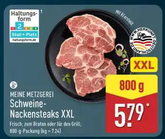 Aldi Nord Schweine- Nackensteaks XXL Angebot